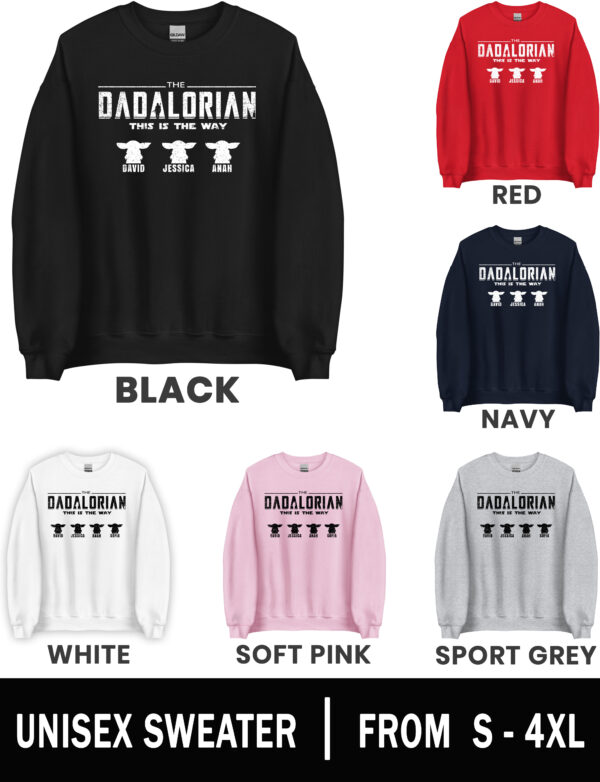 The Dadalorian Customized Dad Sweatshirt 1