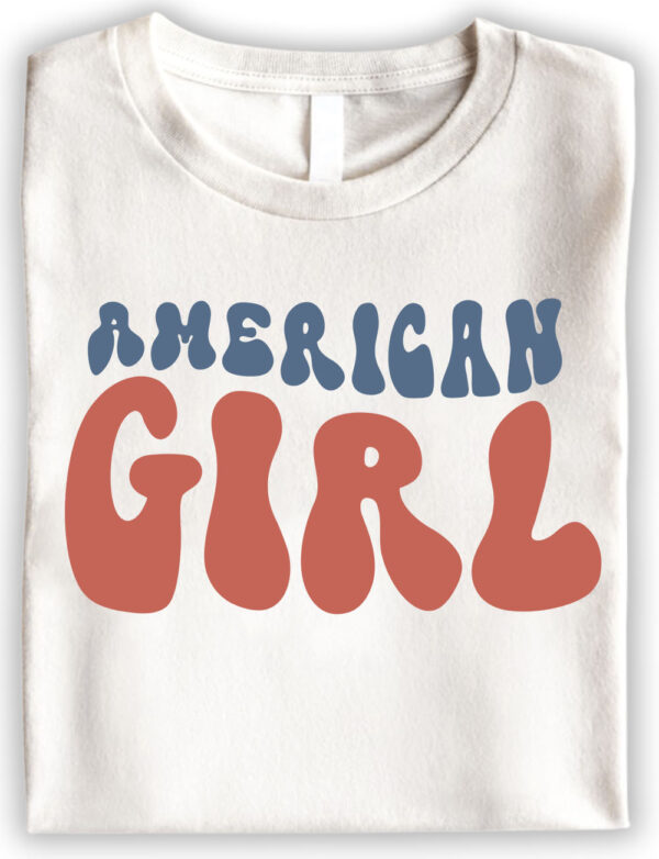 4th of July american girl T Shirts