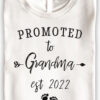 Promoted to Grandma EST 2022 New Nana T Shirts