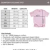 Lookyarts Comfort Colors T Shirt Size chart