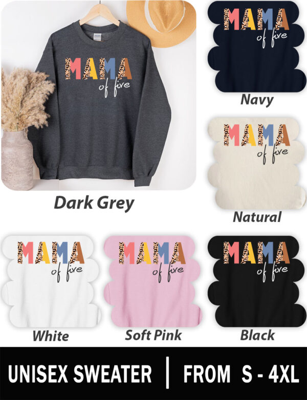 Custom number of children for Mothers day Unisex Sweatshirts
