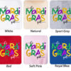 Funny Mardi Gras Graphic Apparels Dark Colors